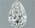 Natural Diamond 1.20 Carats, Pear with  Cut, G Color, SI2 Clarity and Certified by IGI