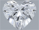 Natural Diamond 0.31 Carats, Heart with  Cut, D Color, VVS1 Clarity and Certified by GIA
