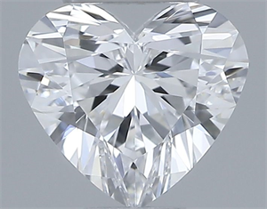 Picture of Natural Diamond 0.31 Carats, Heart with  Cut, D Color, VVS1 Clarity and Certified by GIA