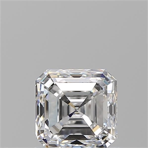 Foto Diamante Natural 1.01 quilates, Asscher , Color D, claridad SI1 y certificado GIA de