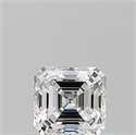 Natural Diamond 0.52 Carats, Asscher with  Cut, E Color, VVS1 Clarity and Certified by GIA