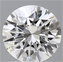Natural Diamond 1.07 Carats, Round with Excellent Cut, H Color, I1 Clarity and Certified by GIA