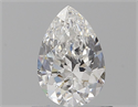 Natural Diamond 0.70 Carats, Pear with  Cut, E Color, VVS1 Clarity and Certified by GIA