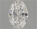 Natural Diamond 0.52 Carats, Oval with  Cut, E Color, VVS1 Clarity and Certified by GIA