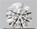Natural Diamond 0.41 Carats, Round with Excellent Cut, H Color, VVS1 Clarity and Certified by GIA