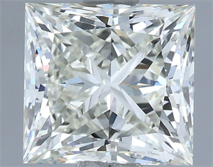 Picture of Natural Diamond 2.01 Carats, Princess with  Cut, J Color, VS1 Clarity and Certified by IGI
