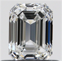 Natural Diamond 0.70 Carats, Princess with  Cut, I Color, VS1 Clarity and Certified by GIA
