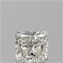Natural Diamond 0.91 Carats, Princess with  Cut, J Color, VVS2 Clarity and Certified by GIA
