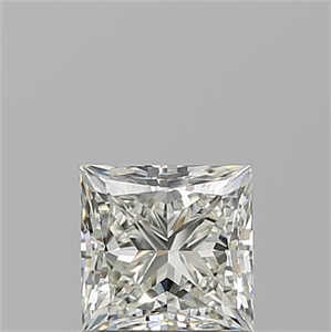 Picture of Natural Diamond 0.91 Carats, Princess with  Cut, J Color, VVS2 Clarity and Certified by GIA