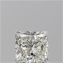 Natural Diamond 0.91 Carats, Princess with  Cut, J Color, VVS2 Clarity and Certified by GIA