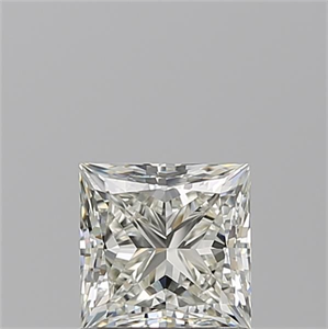 Picture of Natural Diamond 0.91 Carats, Princess with  Cut, J Color, VVS2 Clarity and Certified by GIA