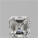 Natural Diamond 0.90 Carats, Asscher with  Cut, H Color, VVS1 Clarity and Certified by GIA