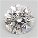 Natural Diamond 0.51 Carats, Round with Excellent Cut, F Color, SI1 Clarity and Certified by GIA