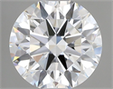 Lab Grown Diamond 1.08 Carats, Round with Excellent Cut, D Color, VVS2 Clarity and Certified by IGI