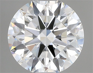 Picture of Lab Grown Diamond 1.08 Carats, Round with Excellent Cut, D Color, VVS2 Clarity and Certified by IGI