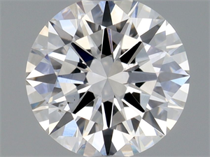 Picture of Natural Diamond 0.45 Carats, Round with Excellent Cut, E Color, SI2 Clarity and Certified by GIA