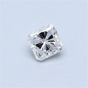 Picture of Natural Diamond 0.33 Carats, Radiant with  Cut, D Color, VS2 Clarity and Certified by GIA