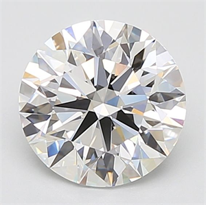 Picture of Lab Grown Diamond 3.69 Carats, Round with Ideal Cut, E Color, VVS1 Clarity and Certified by IGI