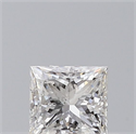 Diamante Natural 0.33 quilates, Princesa , Color E, claridad SI1 y certificado GIA