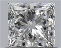 Natural Diamond 0.60 Carats, Princess with  Cut, I Color, SI1 Clarity and Certified by GIA