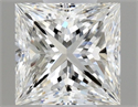 Natural Diamond 0.40 Carats, Princess with  Cut, H Color, VVS2 Clarity and Certified by GIA