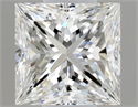 Natural Diamond 0.40 Carats, Princess with  Cut, H Color, VVS2 Clarity and Certified by GIA