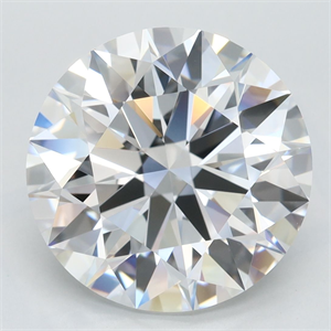 Picture of Lab Grown Diamond 5.12 Carats, Round with Excellent Cut, E Color, VVS1 Clarity and Certified by GIA