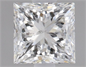 Natural Diamond 1.02 Carats, Princess with  Cut, J Color, I1 Clarity and Certified by GIA