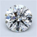Diamante Natural 1.61 quilates, Redondo , Color G, claridad VVS2 y certificado GIA