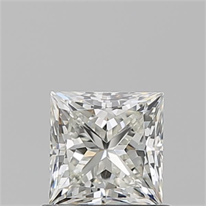 Picture of Natural Diamond 0.80 Carats, Princess with  Cut, J Color, SI1 Clarity and Certified by GIA