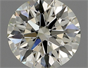 Natural Diamond 0.72 Carats, Round with Excellent Cut, M Color, VS2 Clarity and Certified by GIA