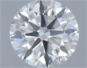 Natural Diamond 0.40 Carats, Round with Excellent Cut, F Color, VS2 Clarity and Certified by GIA