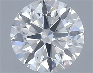 Picture of Natural Diamond 0.40 Carats, Round with Excellent Cut, F Color, VS2 Clarity and Certified by GIA