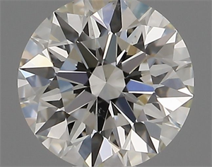 Picture of Natural Diamond 0.40 Carats, Round with Excellent Cut, I Color, VS1 Clarity and Certified by GIA