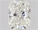 Natural Diamond 0.59 Carats, Cushion with  Cut, H Color, VVS1 Clarity and Certified by GIA