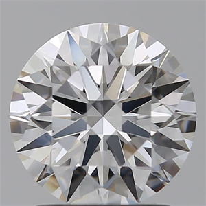 Picture of Lab Grown Diamond 1.53 Carats, Round with Ideal Cut, D Color, IF Clarity and Certified by IGI