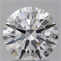 Lab Grown Diamond 1.53 Carats, Round with Ideal Cut, D Color, IF Clarity and Certified by IGI