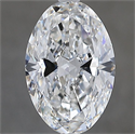 Diamante Natural 1.70 quilates, Ovalado , Color F, claridad VVS1 y certificado GIA