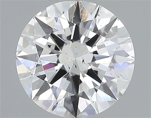 Picture of Natural Diamond 1.00 Carats, Round with Excellent Cut, I Color, SI2 Clarity and Certified by GIA