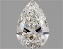 Natural Diamond 0.92 Carats, Pear with  Cut, F Color, SI1 Clarity and Certified by GIA