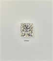 Natural Diamond 0.46 Carats, Princess with  Cut, I Color, VVS2 Clarity and Certified by GIA