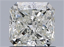 Natural Diamond 0.90 Carats, Radiant with  Cut, J Color, SI1 Clarity and Certified by GIA