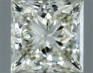 Picture of Natural Diamond 1.00 Carats, Princess with  Cut, K Color, VVS1 Clarity and Certified by IGI