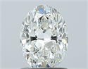Diamante Natural 1.01 quilates, Ovalado , Color H, claridad VS2 y certificado GIA