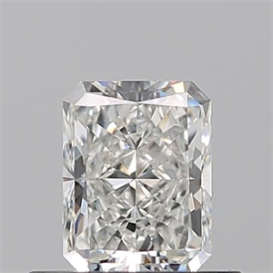 Picture of Natural Diamond 0.51 Carats, Radiant with  Cut, H Color, VVS1 Clarity and Certified by GIA
