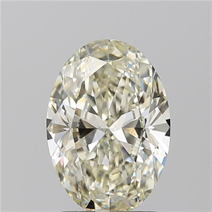 Picture of Natural Diamond 2.20 Carats, Oval with  Cut, K Color, VS2 Clarity and Certified by IGI