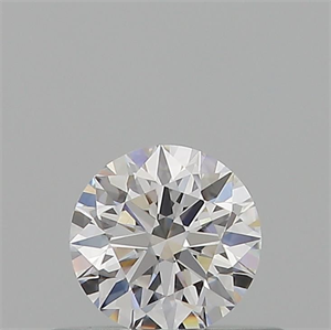 Picture of Natural Diamond 0.40 Carats, Round with Excellent Cut, E Color, VVS2 Clarity and Certified by GIA