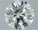 Diamante Natural 3.45 quilates, Redondo , Color I, claridad SI2 y certificado GIA