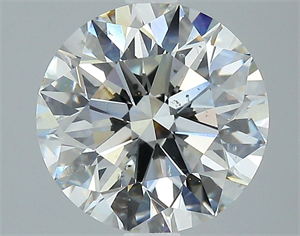 Foto Diamante Natural 3.45 quilates, Redondo , Color I, claridad SI2 y certificado GIA de