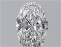Natural Diamond 0.40 Carats, Oval with  Cut, E Color, VS2 Clarity and Certified by GIA